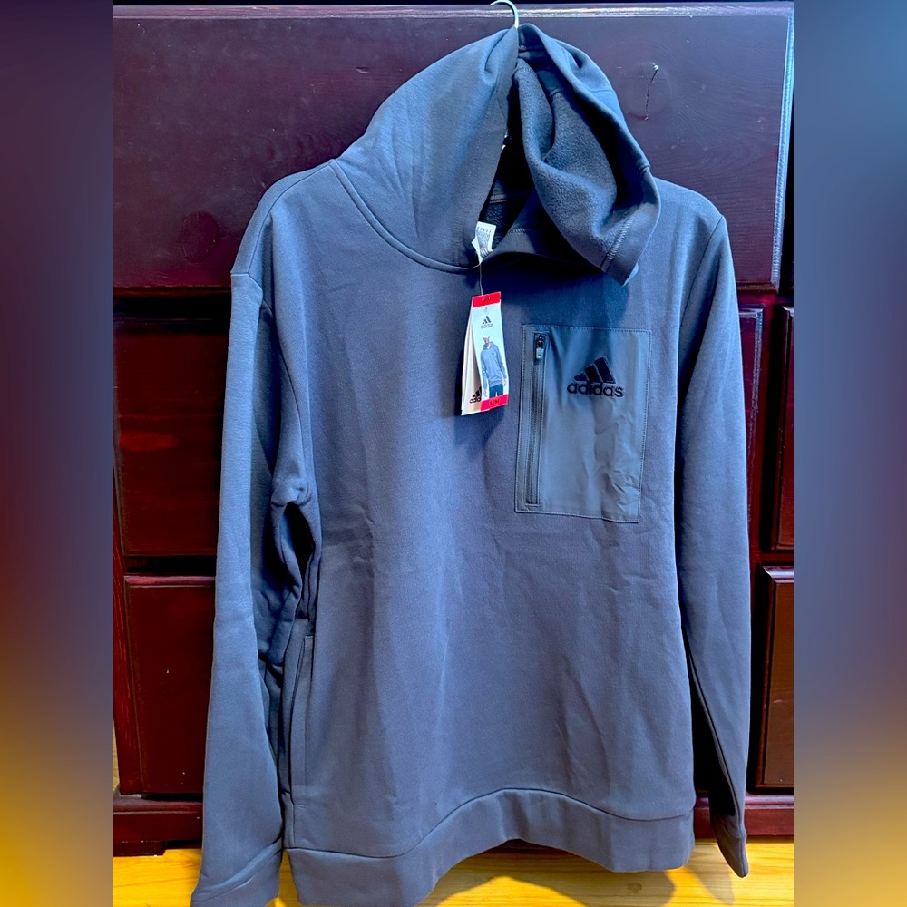Adidas Gray Hoodie with Pocket